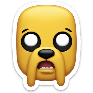 Adventure time jake sticker