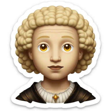 Cinematic Realistic Rembrandt Pop Culture Emoji, depicted with dramatic chiaroscuro reminiscent of the master, rendered with lifelike detail and moody historic lighting. sticker