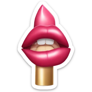 Lipstick sticker