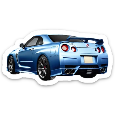 Nissan GTR r34  sticker