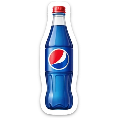 Single Pepsi bottle sticker