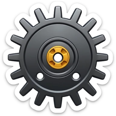 gear with tick sticker