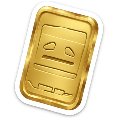 gold EMV chip sticker