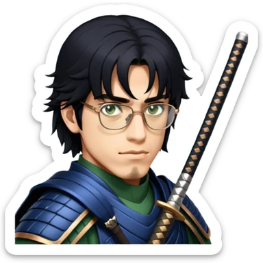 Vigilant Samurai sticker