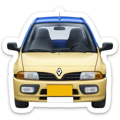 Renault R19 TSE blue sticker