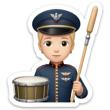 little drumer in century 19 sticker