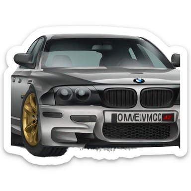 Bmw m5 cs sticker