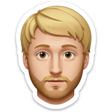 Logan Paul with a short beard sticker