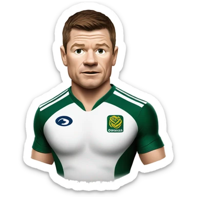 Brian O’Driscoll rugby sticker