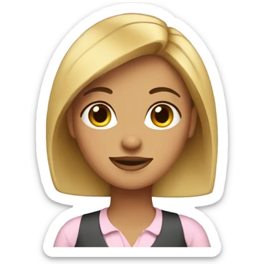 Office girly sticker