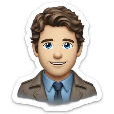 James marsden younger with blue eyes sticker