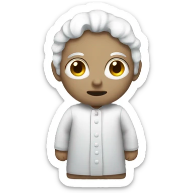 A benidect medel, use for exorcising demons sticker