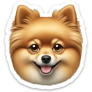 Pomeranian dog  sticker