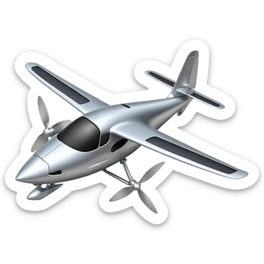 Propeller Craft – Small flying craft with spinning blades sticker