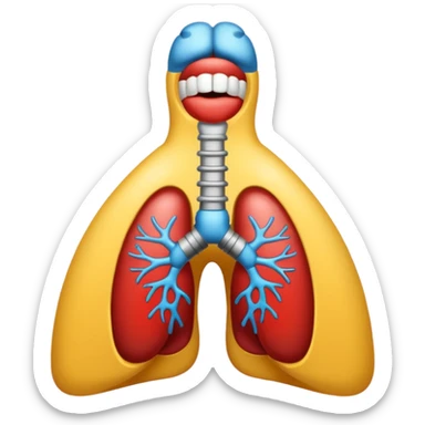 Thyroid gland sticker