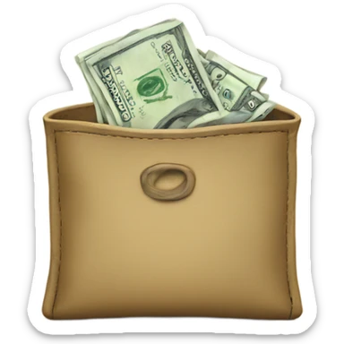 Empty pockets sticker