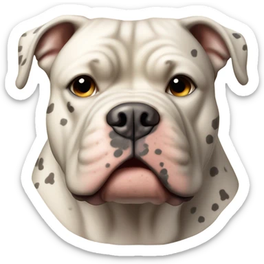 Américain Bully xxl Light beige  merle  sticker