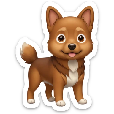 Rapid dog grring  sticker