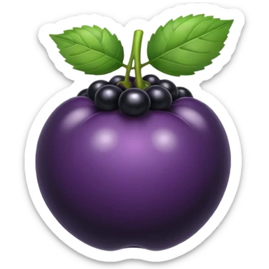Black berry sticker