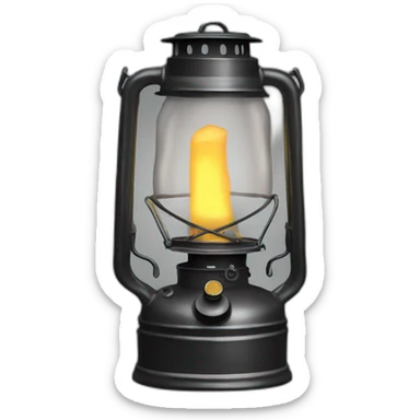 Gas hurricane lantern sticker