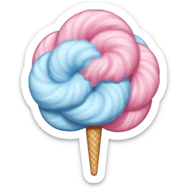 cotton candy sticker