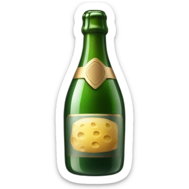cava bottle sticker