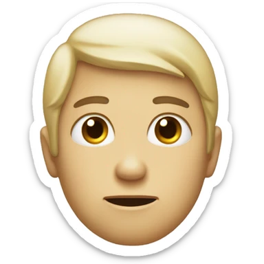 "Imagine a two dimensional representation of sadness, where contours and sha sticker