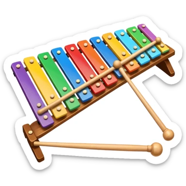 Xylophone sticker