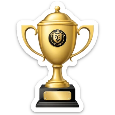 BBC club trophy sticker