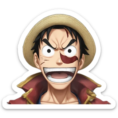 monkey d luffy gear5 sticker