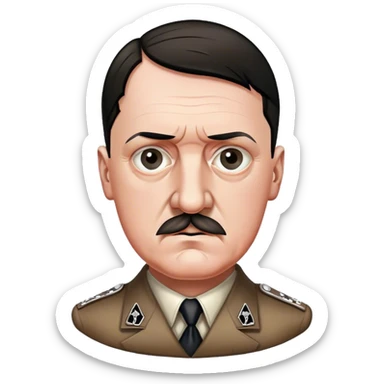 realistic Adolf hitler sticker