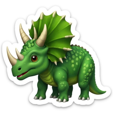 triceratops emoji sticker