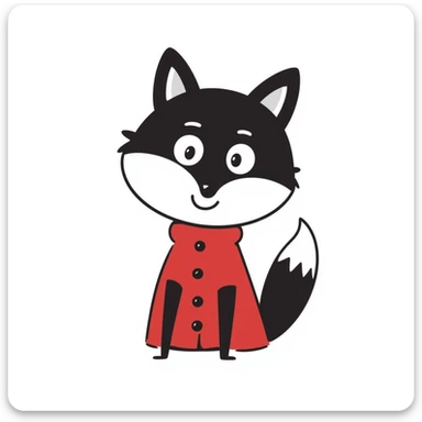 Fox sticker