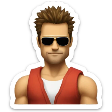Tyler Durden's pumped up sticker