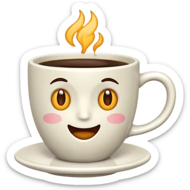 Tasa de café rpsa sticker