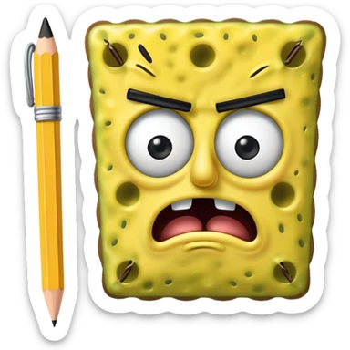 SpongeBob SquarePants doodlebob sticker