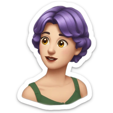 rosemary eleanor benson "rosie" a bruise like violets sticker