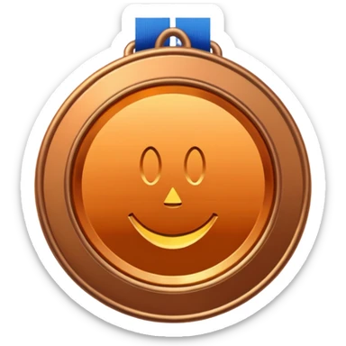 sixth place medal emoji sticker
