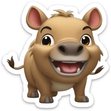 Pumba et némo sticker