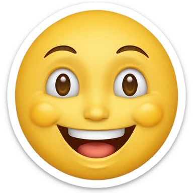 laughing face emoji sticker