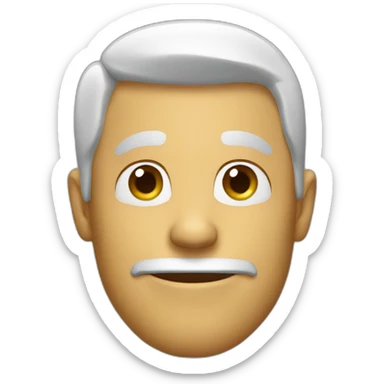 A man who is saying hi sticker