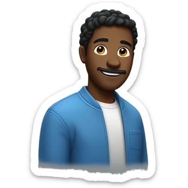 Blue Netflix logo sticker