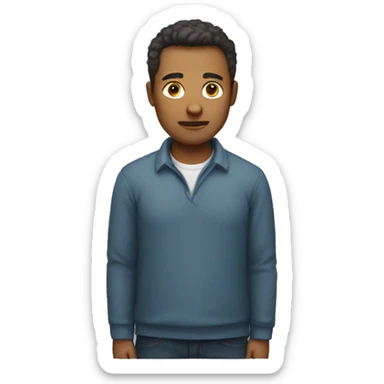 man with a gaze bunking body sticker