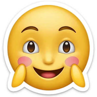 A sneaky winking emoji sticker