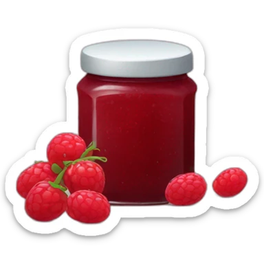 homemade jam sticker