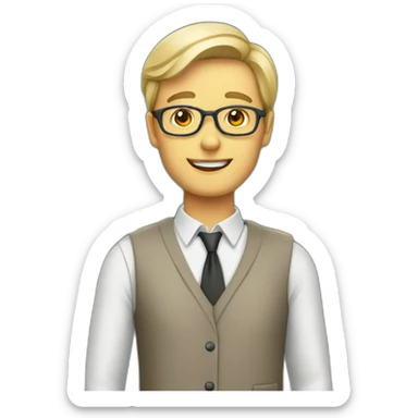 A teacher of german sticker