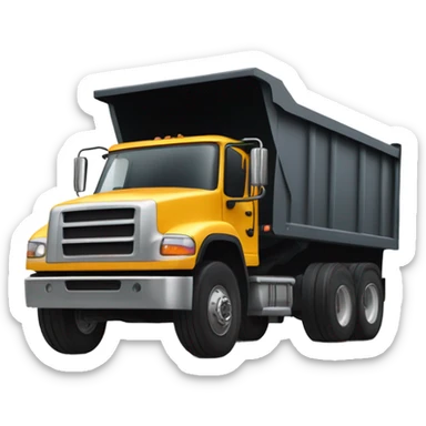 dump truck sticker