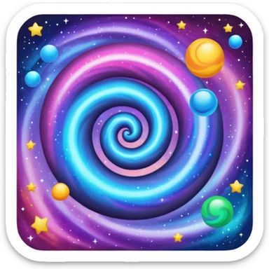 Galaxy sticker
