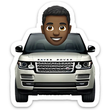 A 2024 Range Rover  sticker