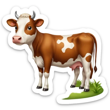 Cow sticker